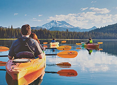 Located 30 miles outside of Bend in the heart of the South Sisters Wilderness area, working and living at Elk Lake Resort affords team members so many different activities to enjoy during their off time.