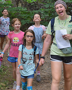 If you’re passionate about youth development, enjoy the outdoors, and are ready to act as a positive mentor, then Girl Scouts Nation’s Capital sleep-away camps may be for you!
