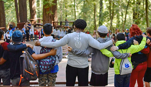 The CYO Camp & Retreat Center is located amidst 216 acres of towering redwood forest and open meadow in historical western Sonoma county.