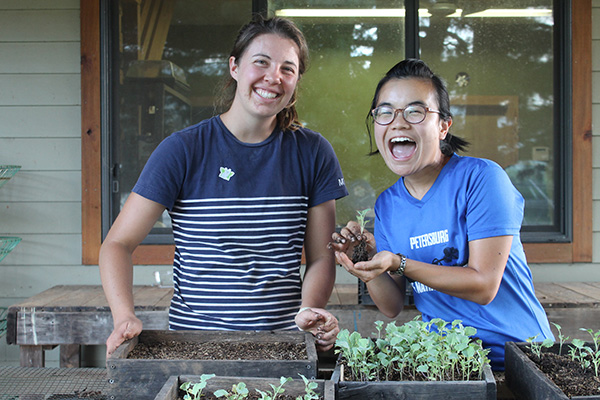 Innisfree Residential Volunteers are engaged in therapeutic and meaningful work in the bakery, community kitchen, farm, herb & vegetable gardens, the free school, weavery and woodshop.