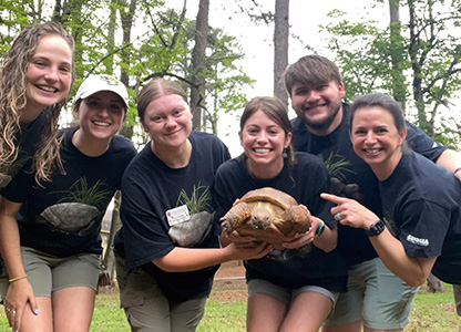 Rock Eagle 4-H Environmental Educators will take each student on a voyage of discovery where learning comes alive! Rock Eagle 4-H Environmental Educators will take each student on a voyage of discovery where learning comes alive!