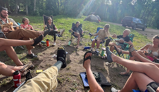 Expect to spend a ton of time camping outdoors, hiking, and exploring Northwest Colorado’s natural beauty on your weekends with your fellow crew members.